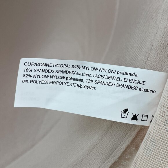 Maidenform Bra Womens 38C Pink Lace Racerback Front Close Contour T-Shirt New - Picture 9 of 9